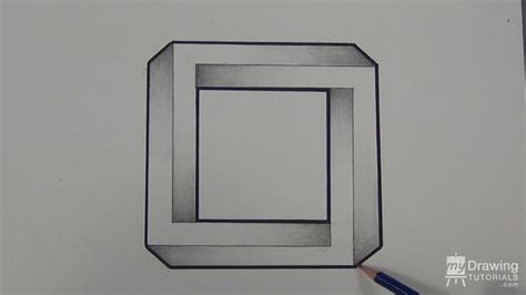 How To Draw An Impossible Square | My Drawing Tutorials