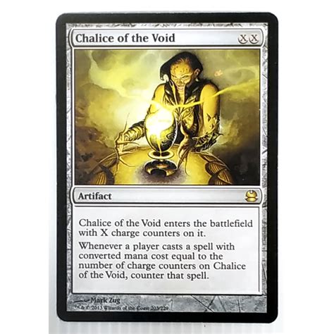 Mtg Card Black Core Legacy Set Artifact Chalice Of The Void