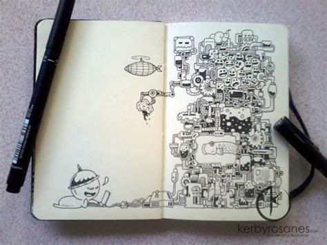 Moleskine Notebook Art | Kerby Rosanes – Feel Desain | your daily dose ...