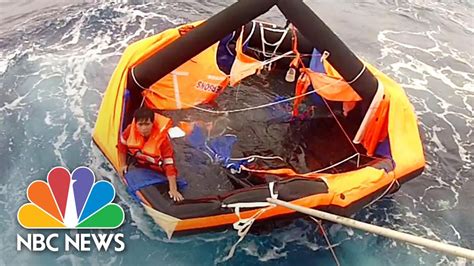 Survivor From Capsized Ship Rescued After Two Days At Sea Nbc News