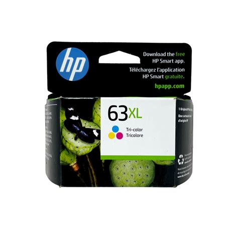 Hp 63xl Tricolor Ink Cartridges High Yield Performance