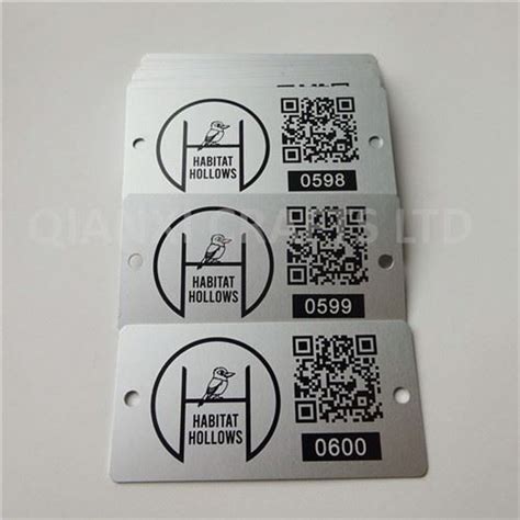 Customized Aluminum Serial Number Tags Manufacturers Factory Maker