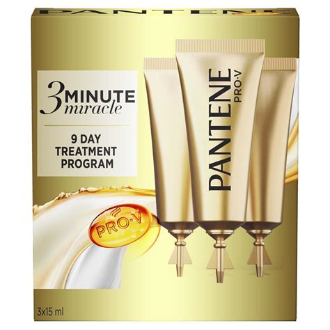 Buy Pantene Pro V 3 Minute Miracle Intensive Treatment Conditioner 3 X 15ml Online At Chemist