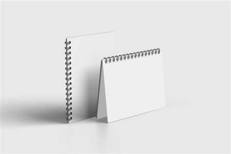 A5 Spiral Notebooks Mockup Mockup World