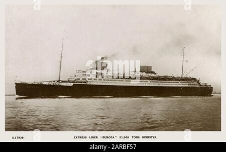 SS Europa Later SS Liberte Was A German Ocean Liner Built For The