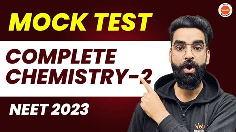 Complete Chemistry Syllabus Mock Test For Neet Neet Chemistry