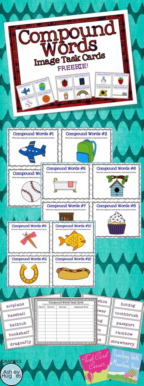 77 Best Compound Words Images On Pinterest Compound Words Literacy