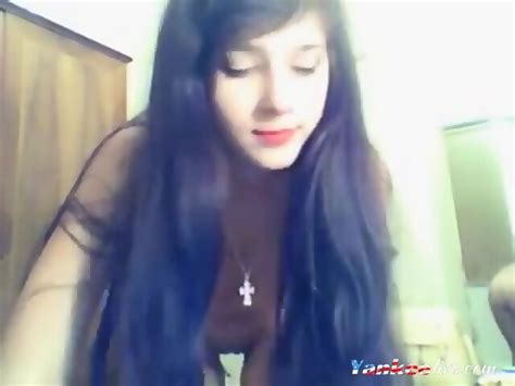 Sexy Brunette Nude On Webcam Teasing And Having Fun