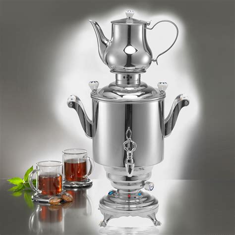 BEEM Romanov III Stainless Steel Samovar 5 Liters Silver Pricepulse