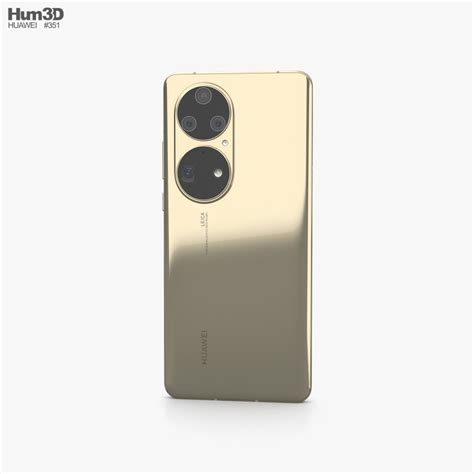 Huawei P50 Pro Gold 3d Modell Elektronik On Hum3d