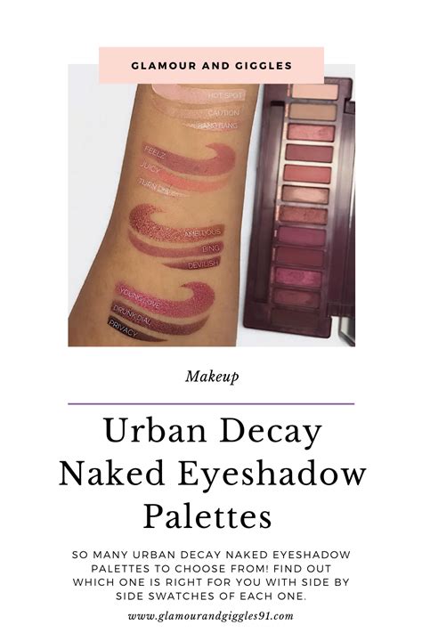 Urban Decay Naked Palette Swatches Of All Naked Eyeshadow Palettes