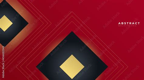 Abstract red black and gold background Stock Vector | Adobe Stock