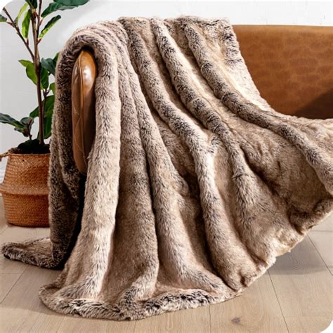 Couverture En Fausse Fourrure De Bare Home Couverture Ultra Douce