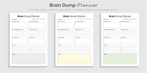 Brain Dump Journal Tracker