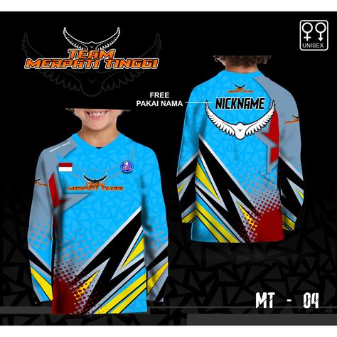 Jual Jersey Merpati Tinggi Anak Baju Burung Dara Balap Kolong Lengan