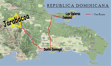 Jarabacoa Dominican Republic Map