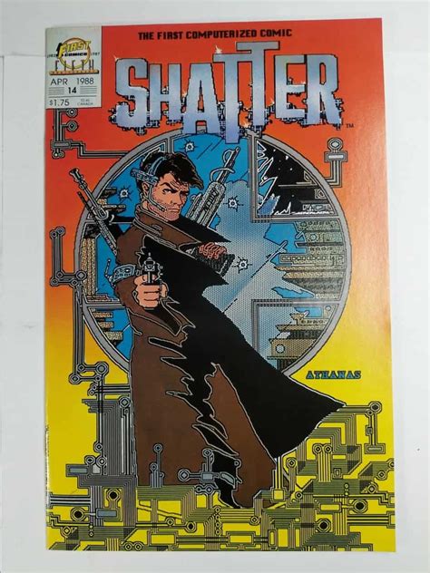 Shatter Computerized Comic 14 Nm First Comics C46a Comic Books