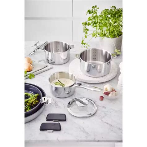 Lot 3 Casseroles Inox Evolution Beka Avec Poignée Amovible Cuisin Store