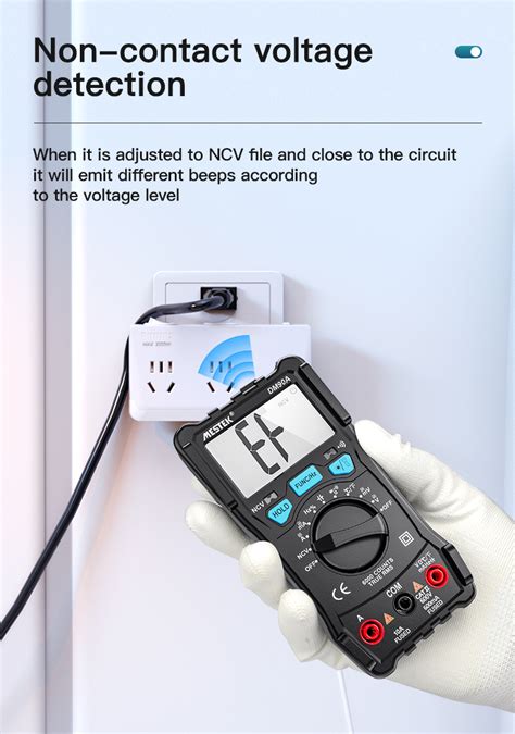 Mestek Basic Model Mini Size Manual Range Multimeter Dm E