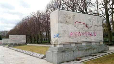 Bne IntelliNews Shock In Berlin After Soviet War Memorial Vandalised