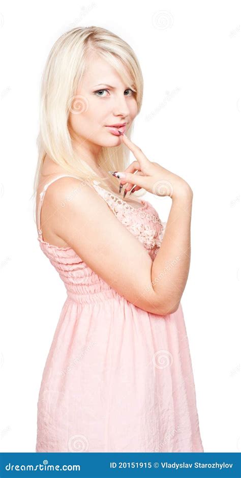Mysterious Blonde Stock Image Image Of Groomed Girl 20151915