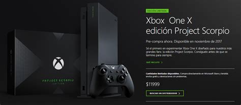 Ya sabemos el precio del Xbox One X en México TierraGamer