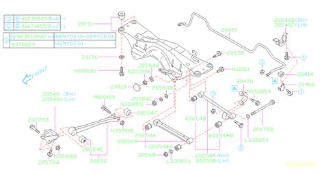 Subaru Justy Suspension Control Arm Front Fe Genuine