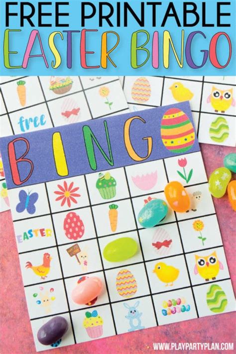 Free Printable Easter Bingo Cards - Play Party Plan