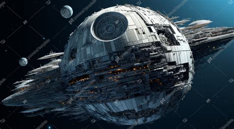 Hyper-Detailed Render of Star Wars Death Star Elaborate Intel Core ...