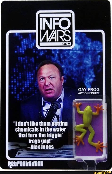 Gay Frog Action Figure Don T Like Them Putting Chemicals In The Water