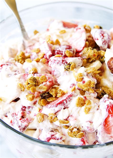 Strawberry Cheesecake Salad Fitness Food Diva