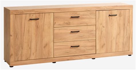 Dressoir Lintrup Deuren Lades Eiken Kleur Jysk