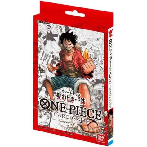 One Piece Trading Card Game Romance Dawn Straw Hat Starter Deck ST 01