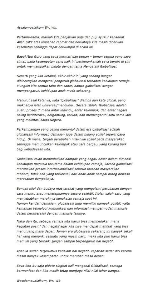 12 Contoh Pidato Singkat Tentang Pendidikan Berkesan And Mudah Dihafal