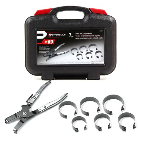 Piston Ring Compressor Tool Set for Car Engine - Vehicle