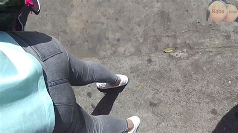 479 Sexy Booty Latina W Grey Jeans At Bus Stop OC Tight Jeans Forum