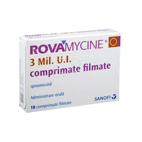 Cumpără Rovamycine 3 mln comp. film. N10 la cel mai bun preț din toate ...