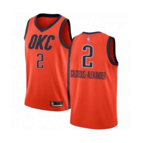 Women S Oklahoma City Thunder 2 Shai Gilgeous Alexander Orange