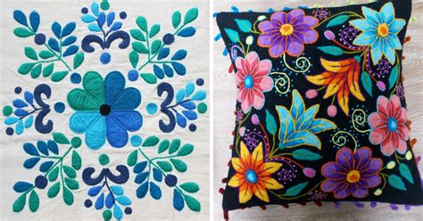 Bordado De Flores Mexicanas Aprenda A Hacer E Inspirarse En Hermosas