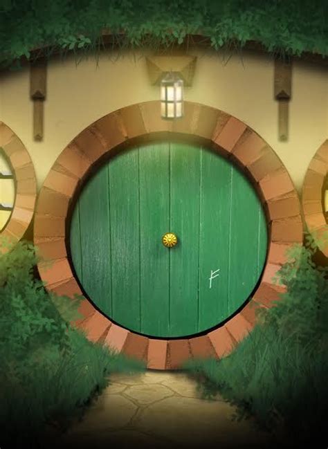 Bilbo S Circular Door In Middle Earth