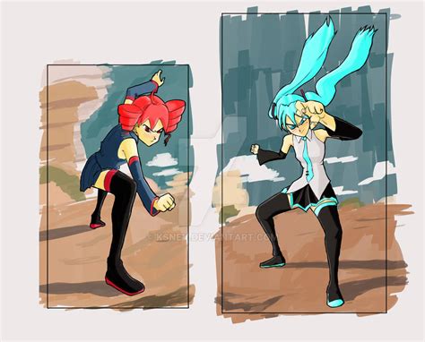 Teto Vs Miku By Ksnev On Deviantart