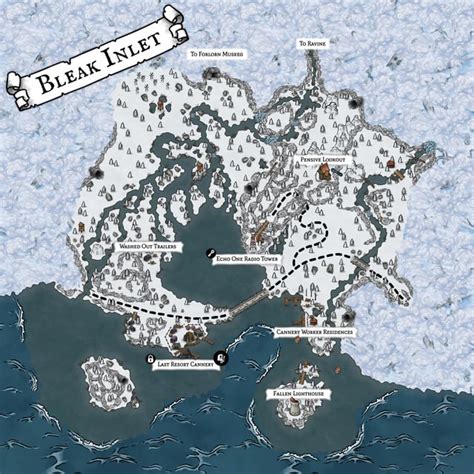 Bleak Inlet made with Inkarnate : r/thelongdark