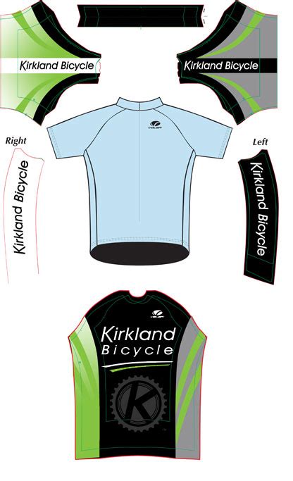 Kirkland Bicycle Jersey Design by Zoey Platt at Coroflot.com