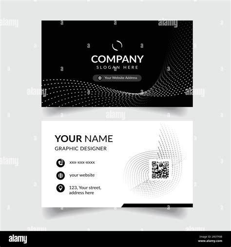 Business Card Design Template Stock Vector Image And Art Alamy