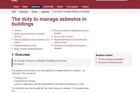 Hse Launches Asbestos Campaign Again Cambridge Safety