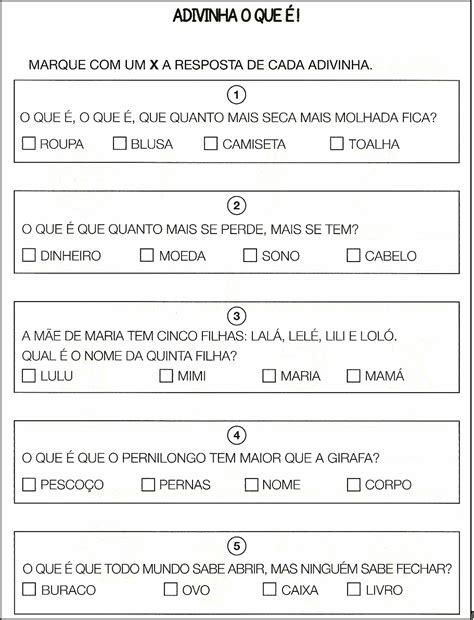 Genero Textual Adivinhas Atividades - Atividades com Adivinhas. | Aprendendo com a Tia Debora