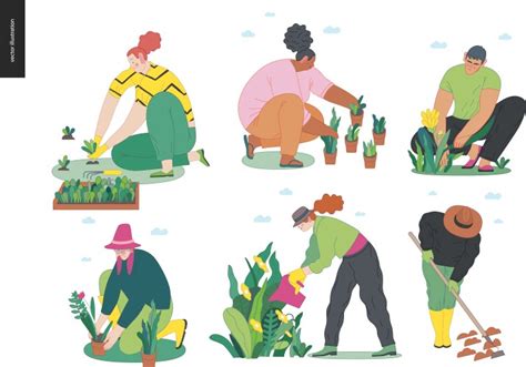 Gardening Royalty Free Vector Image Vectorstock