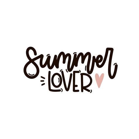 Premium Vector Vector Handdrawn Illustration Lettering Phrases Summer