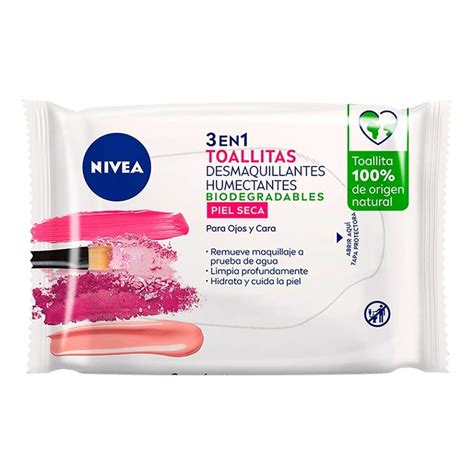 Toallitas Desmaquillantes Nivea Humectantes Piel Seca 25 Pzas Walmart