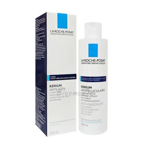 La Roche Posay Kerium Anti Dandruff Gel Shampoo Oily Scalp 200ml Exp 08